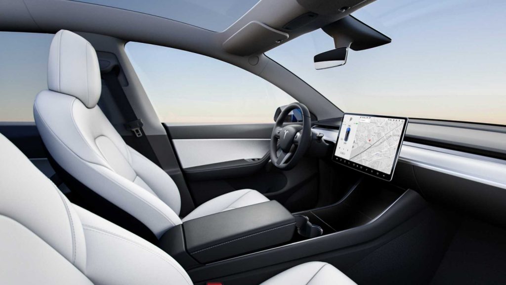 테슬라 모델 Y 인테리어 디자인, 2021 tesla model y interior, Image - Tesla