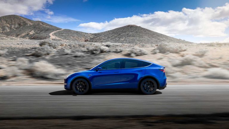 테슬라 모델 Y 주행 모습, 2021 tesla model y racing image, Image - Tesla