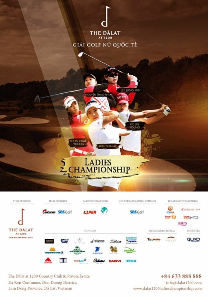 2016년 KLPGA 더 달랏 앳 1200 참피언쉽 포스터, Image by KLPGA