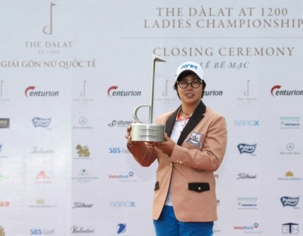 2016년 베트남 달랏 1200CC에서 열린 KLPGA에서 우승한 조정민선수