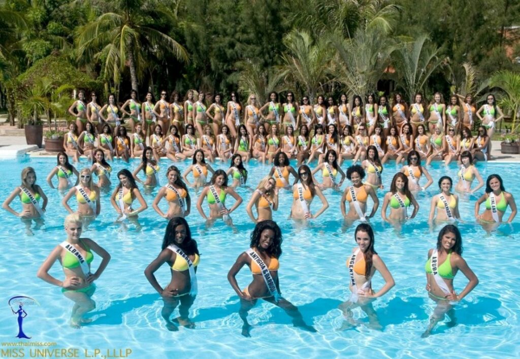 나트랑 다이아몬드 베이 골프클럽에서 열렸던 2008년 미스 유니버스 대회