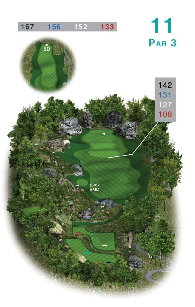 라구나 랑코 골프클럽(Laguna Lang Co Golf Club), 11홀 Par 3 그린