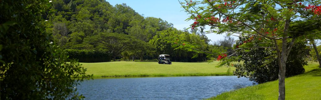 달릿베이 GC(Dalit Bay Golf & Country Club) 꽃과 호수가 있는 필드 풍경, Image from Dalit Bay Golf & Country Club