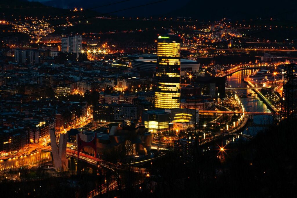 스페인 빌바오 야경, Bilbao, Spain, Photo by Jose Vidal