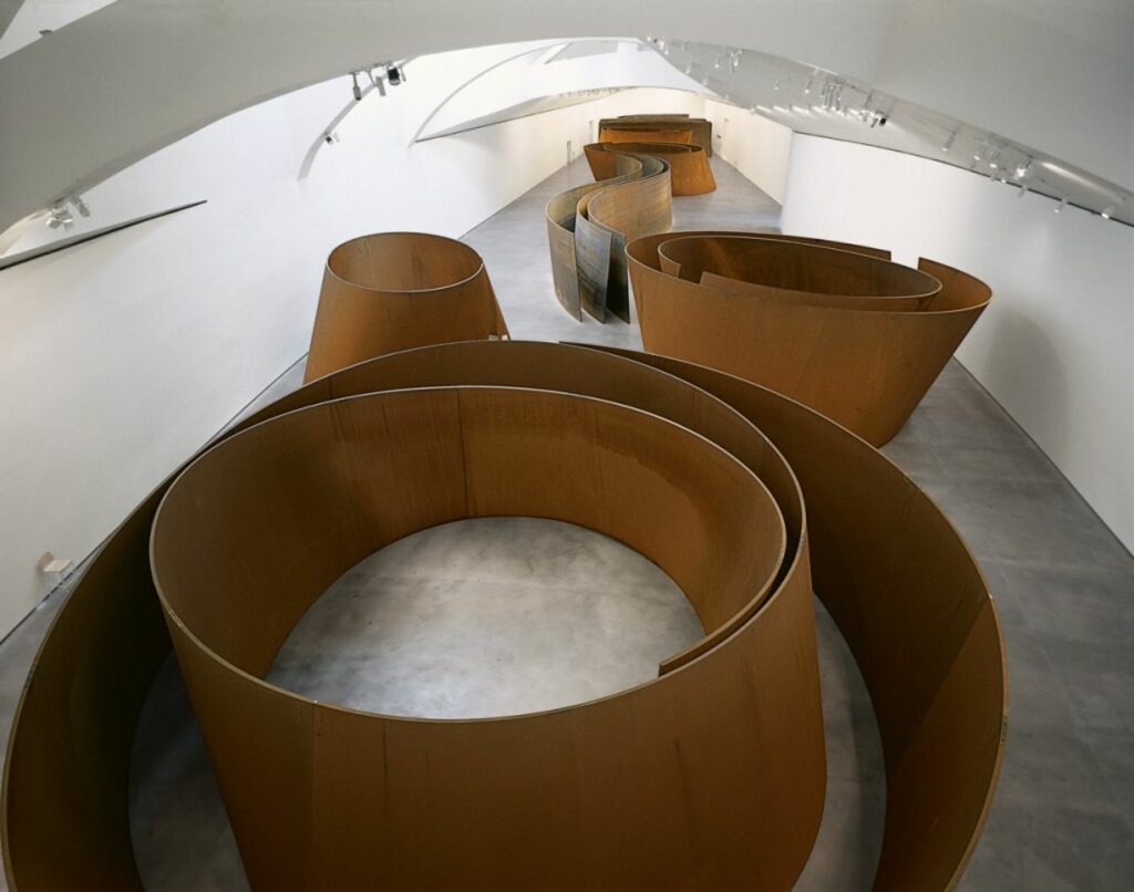 스페인 빌바오 구겐하임 미술관 소장 작품 미국 작가 리차드 세라(Richard Serra)의 '시간의 문제(The matter if Time), Richard Serra La materia del tiempo