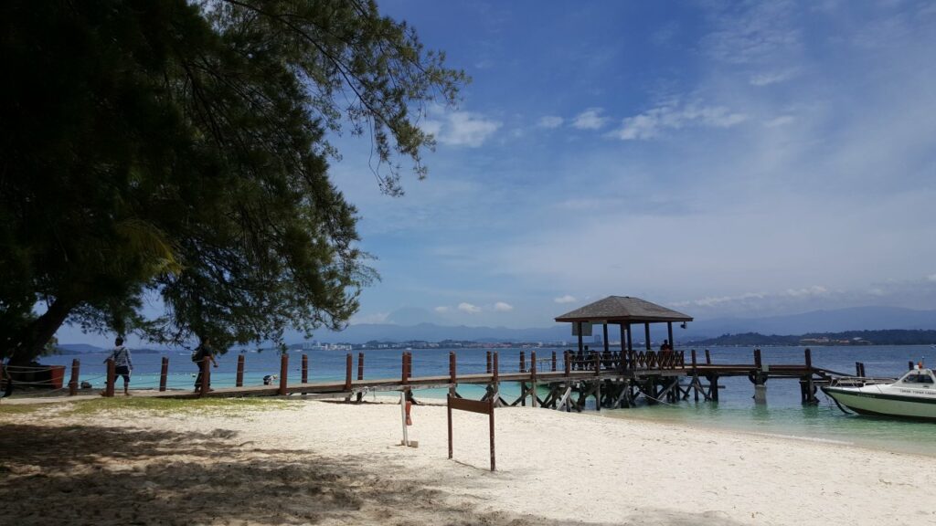 코타키나발루 마무틱섬 선착장 풍경, Photo by hyojeong Lee