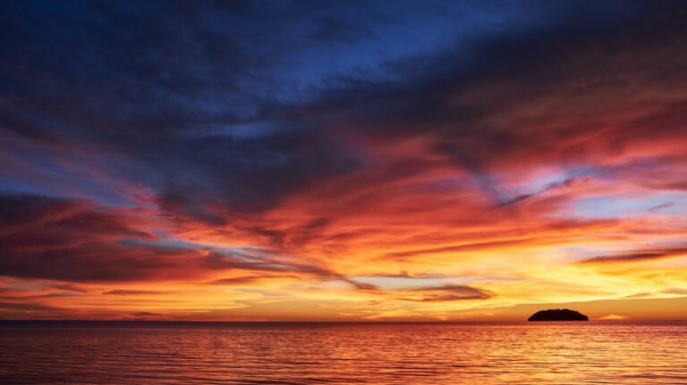 코타키나발루 샹그릴라 탄중아루에서 바라본 일몰 풍경, Tanjung Aru, Kota Kinabalu, Malaysia, Photo by ck-yeo