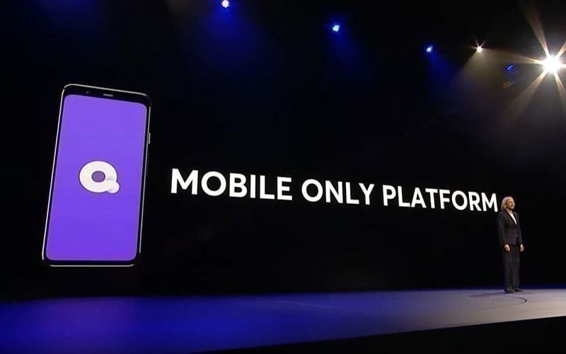 2020 CES에서 퀴비 발표 모습, quibi Mobile only platform.jpg