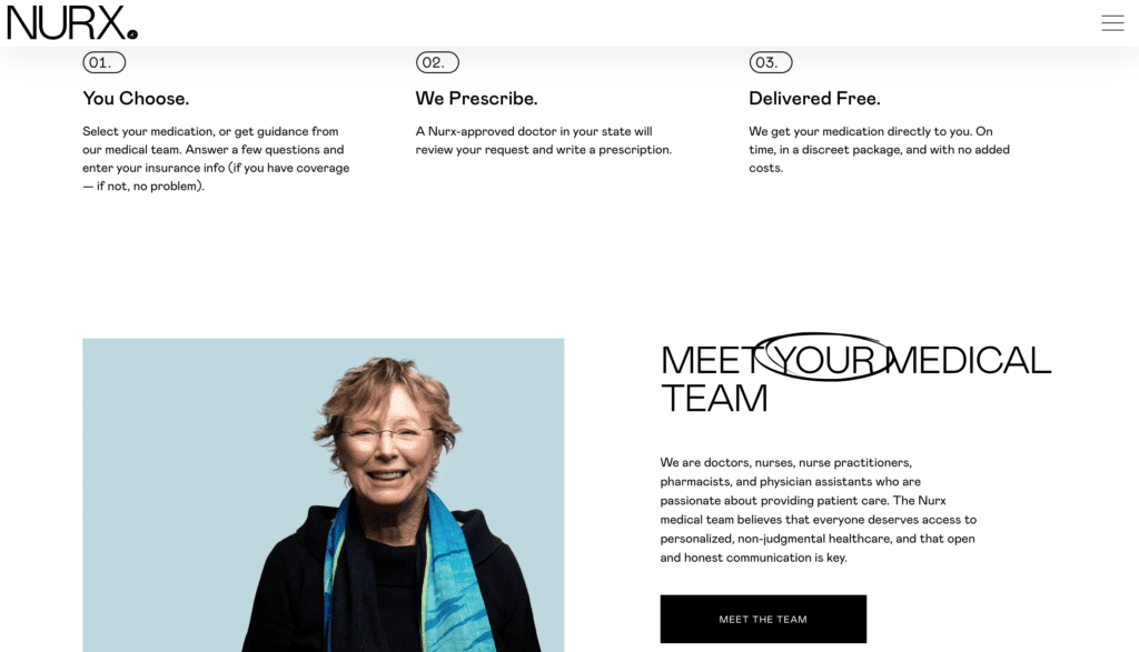 새로운 온라인 약국 비지니스를 추구하는 Nurx, Nurx innovation