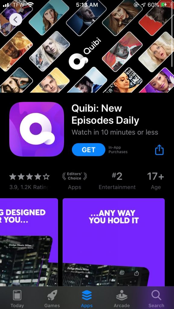 퀴비 모바일iOS 앱 평가