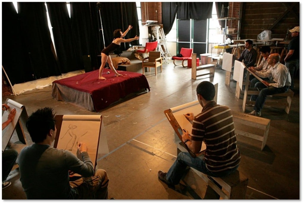 픽사 대학의 데생 수업