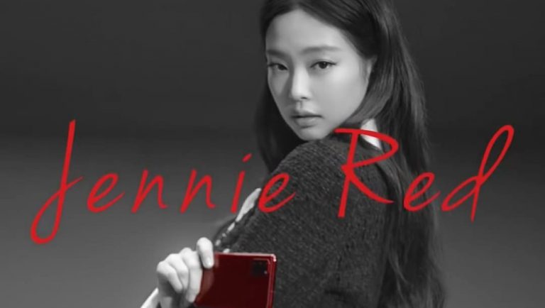 삼성 스마트폰 KTGalaxy S20+ Jennie RED 제니레드 광고 한 장면, Image from Jennie RED AD capture