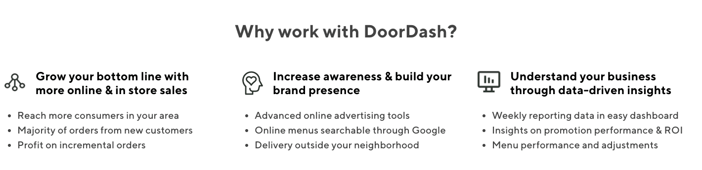 식당 상인들이 도어대시와 일해야 하는 이유