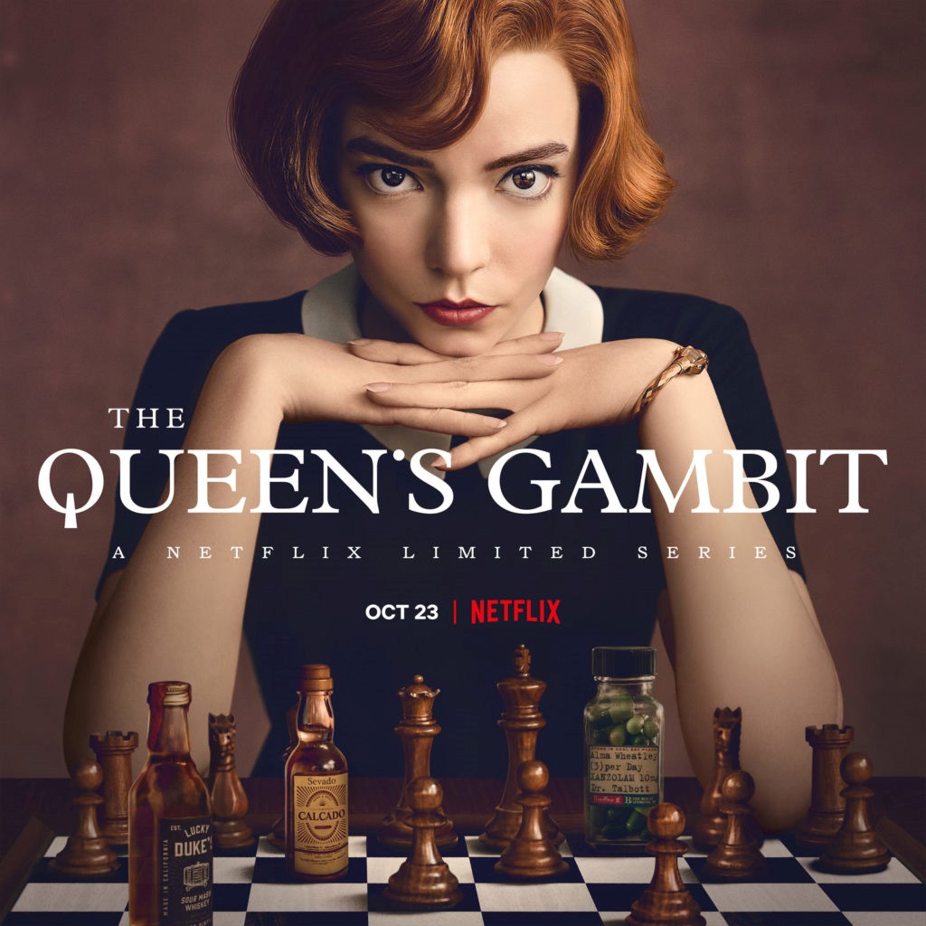 넷플릭스 오리지널 콘텐츠 퀸스 갬빗 포스터, The Queen's Gambit, Image from Netflix