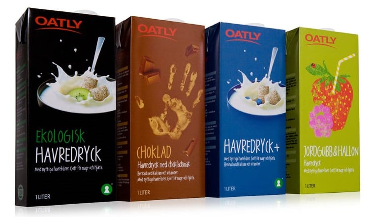 오틀리 븐랜드 전략, 오리지널 오틀리 패키징 및 브랜드, Original Oatly Packaging and Branding, Image from Oatly