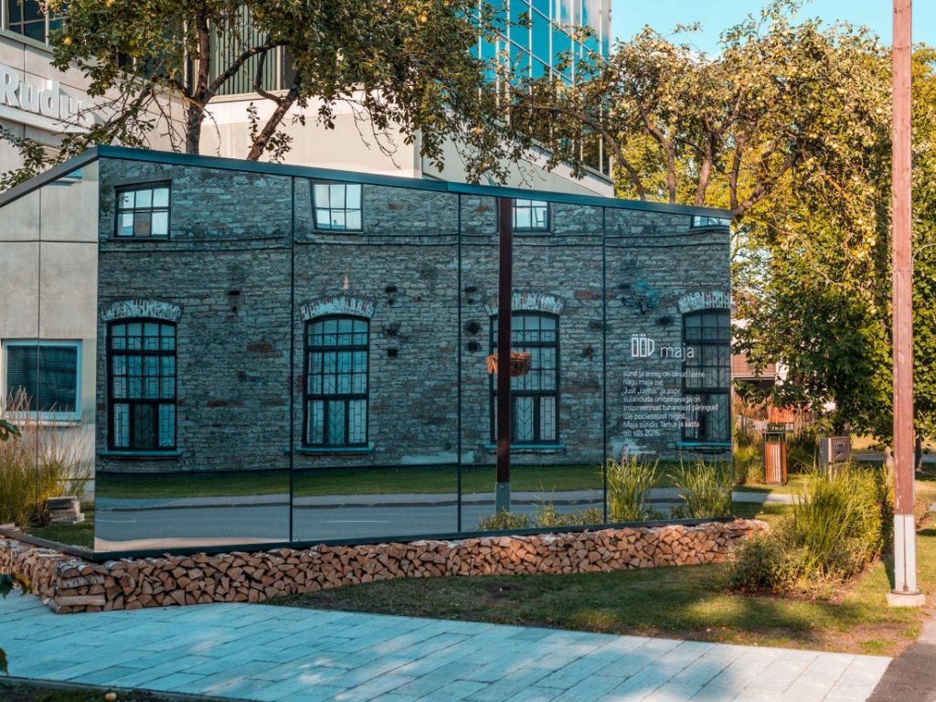 도심 근방에 설치된 Ööd 홈 오피스 품경, Image from Ööd