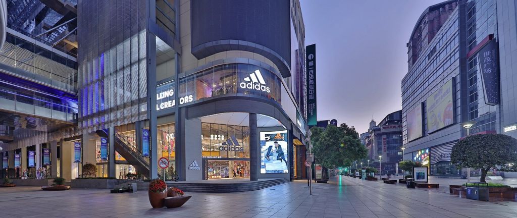 아디다스 상하이 플레그쉽 매장, adidas brand flagship store in shanghai,Image from adidas