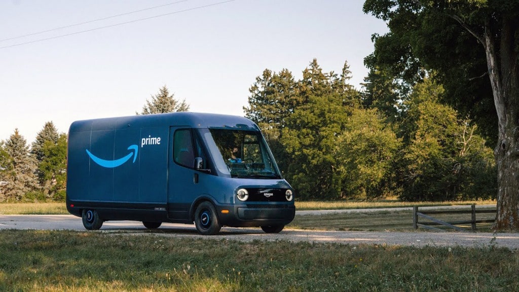 아마존 전기 배달 밴 리비안(Rivian), amazon electric delivery van designed by rivian