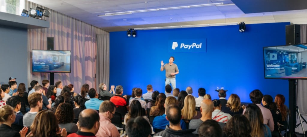 페이팔 발표 모습, Paypal presentation, Image from Paypal