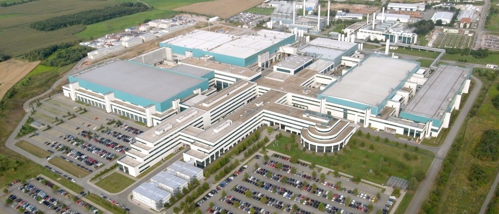 인텔 글로벌파운드리 인수가 삼성전자 주가에 미치는 영향? 55 독인 드레스텐 글로벌파운드리 공장, Aerial photograph of Globalfoundries Dresden,Germany, Photo by Fensterblick