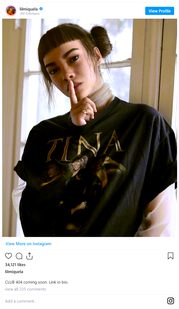 버추얼 인플러언서 릴 미켈라(lilmiquela) 인스타그램 캡워