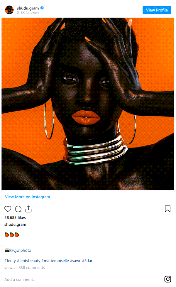 버추얼 인플러언서슈두 그램(shudu.gram), 인스타그램 캡춰