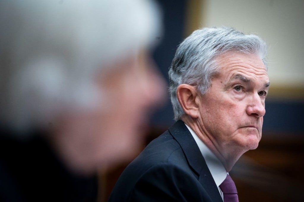 제롬 파월 이 연준 의장, Federal Reserve Chair Jerome Powell, Photo by Al Drago via AP