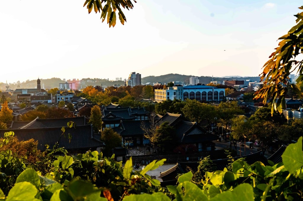 전주 한옥마을을 다녀오다 24 전주 한옥마을, 오목대에서 바라본 전주 한옥마을 전경,