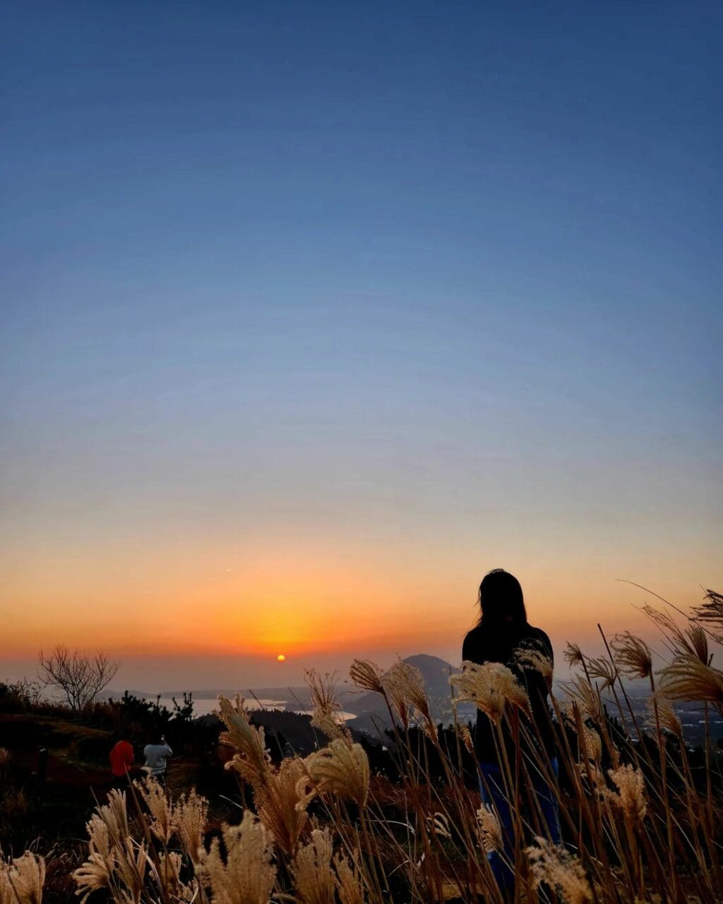 제주 여행, 군산오름 석양 풍경, Photo from sshyeon723 Instagram