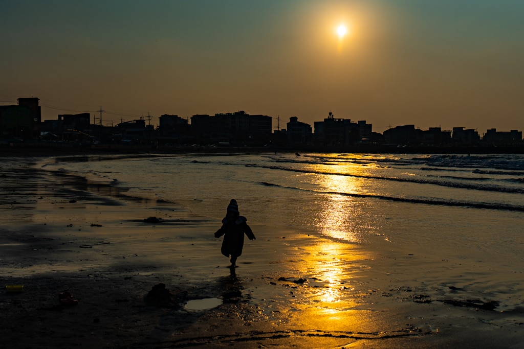제주여행, 이호테우해수욕장 석양풍경