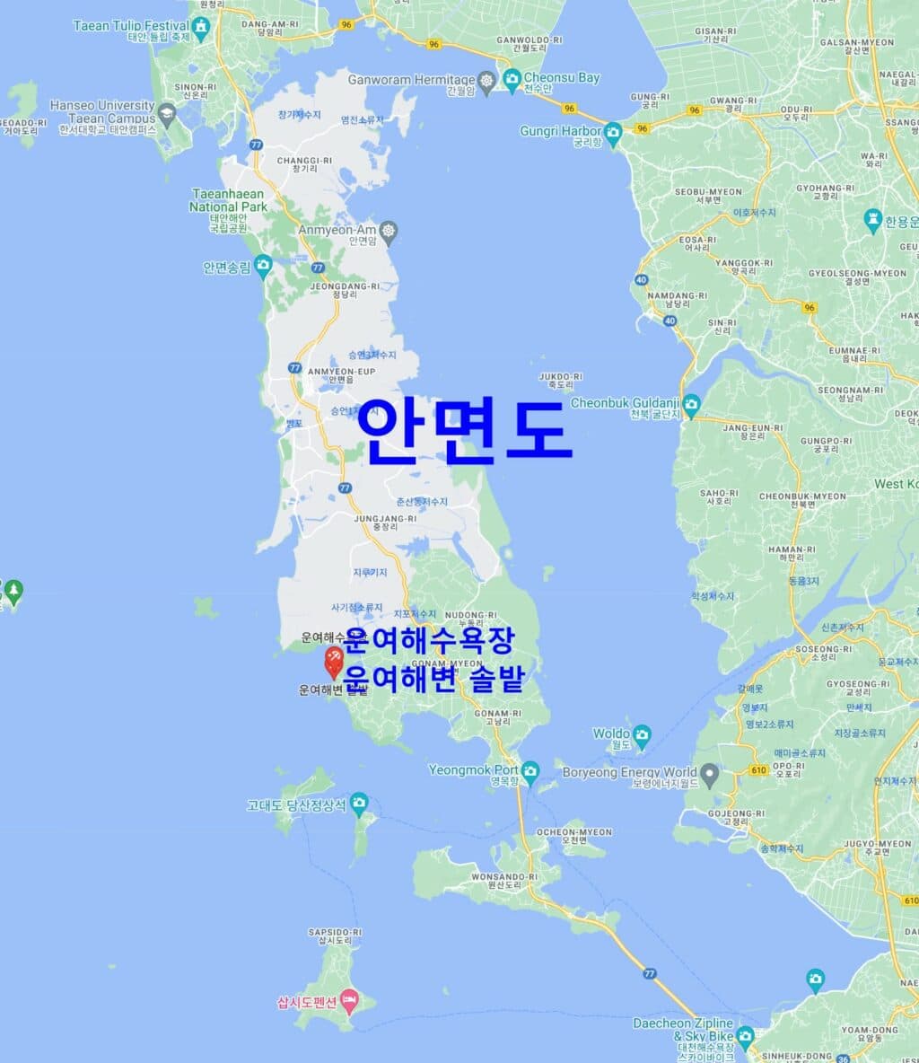 안면도-운여해변-솔밭