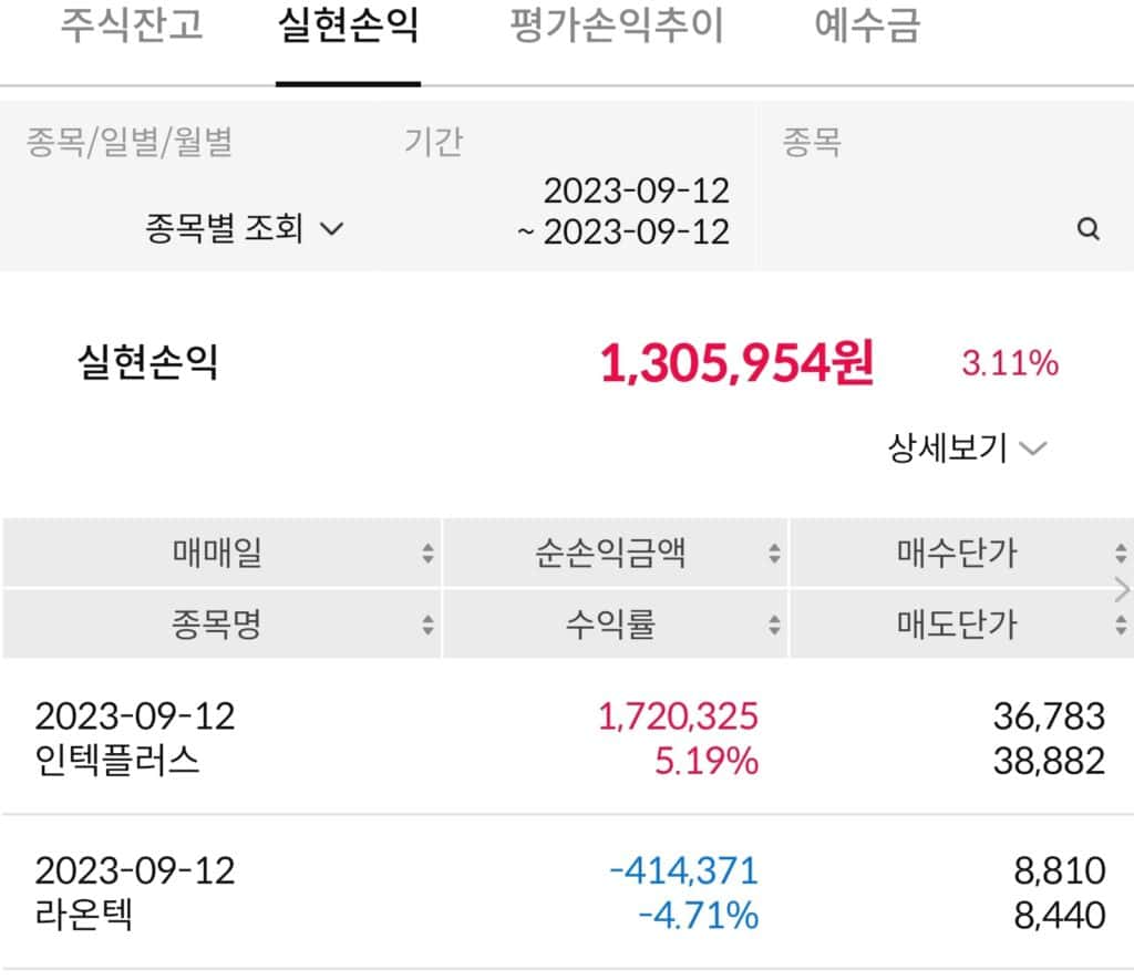 개인 주식 투자 매매 일지(11/13 업뎃) 18