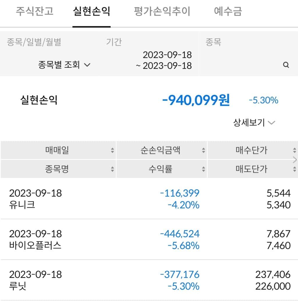 개인 주식 투자 매매 일지(11/13 업뎃) 10