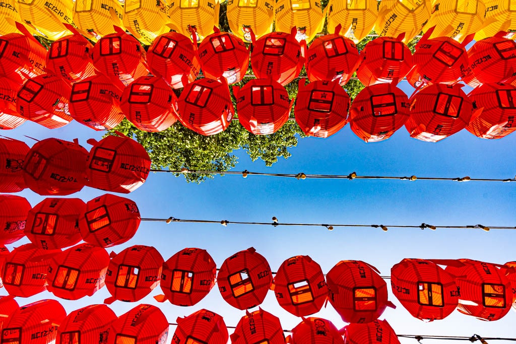 서울 봉은사 재웅전 앞 연등 풍경, photo by Happist