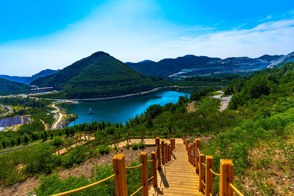 폐광 재생 사례, 동해시 무릉별 유천지 라벤더 출사기 19