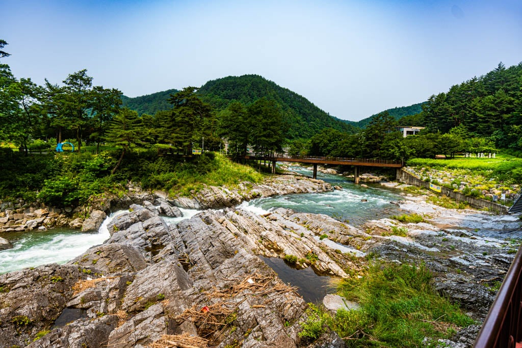 태백 구문소, 구문소 뒤슈데크깅에서 바라본 하천 모습-0928, Photo by Happist