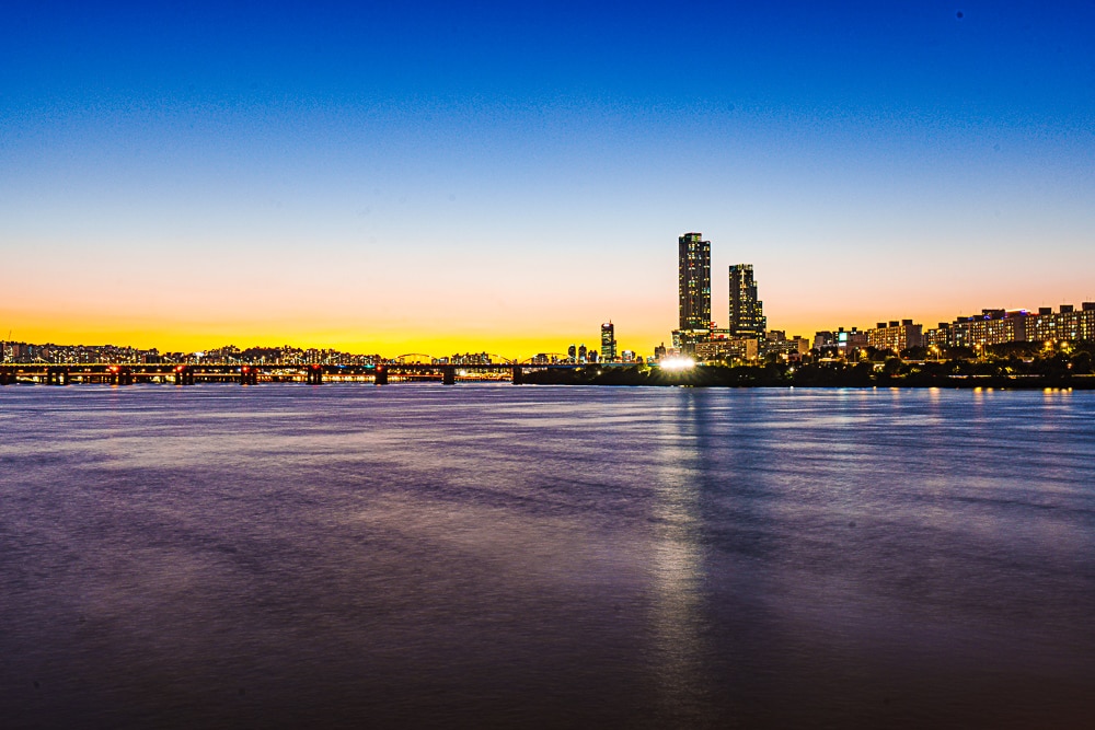 세빛 둥둥섬 야경과 반포대교 달빛무지개분수 야경을 담다. 17