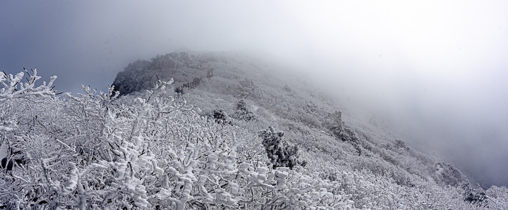 가족 겨울 산행 추천, 덕유산 케이블카를 타고 덕유산 향적봉을 다녀오다. 25