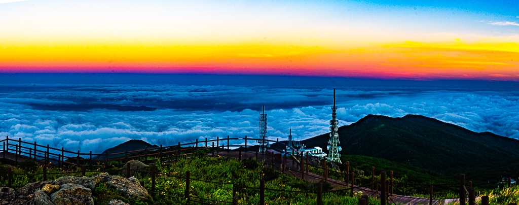 지리산 노고단 운해속 일출을 보다 13