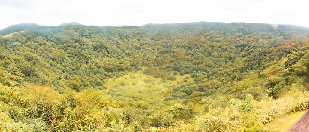 제주여행(2510)_산궁부리 억새여행_산궁부리 전망대에서 바라본 분화구 풍경