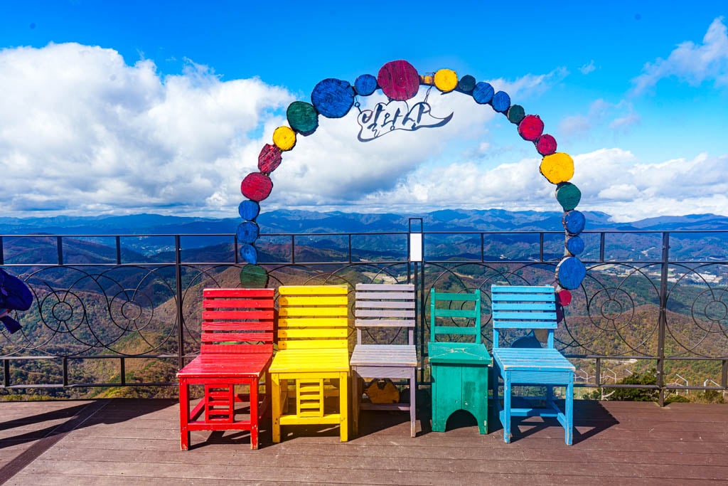 가을이 지고 있던 발왕산 천년주목숲길과 발왕산 스카이워크 방문기 36