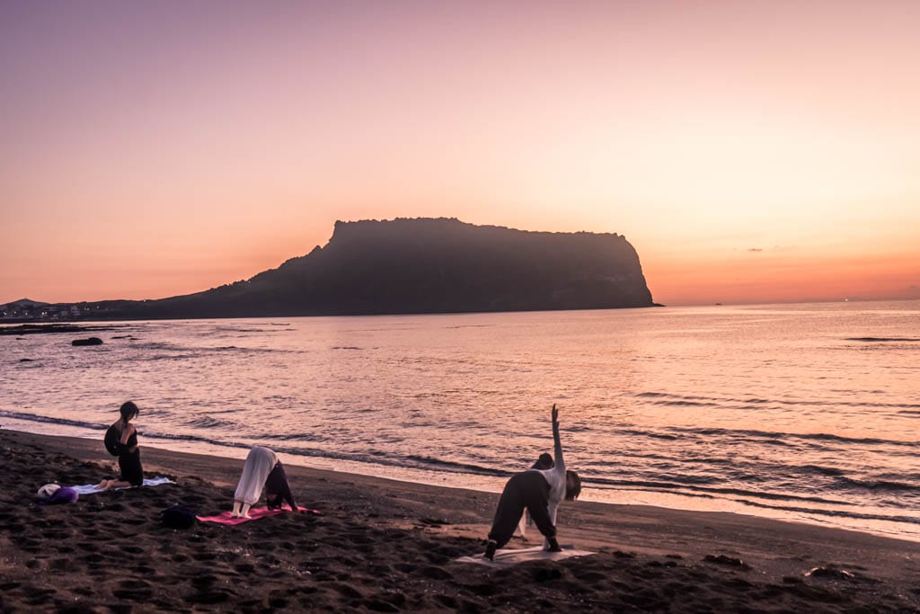 제주 일출 명소, 성산일출봉 일출을 광치기해변에서 담아보다 2