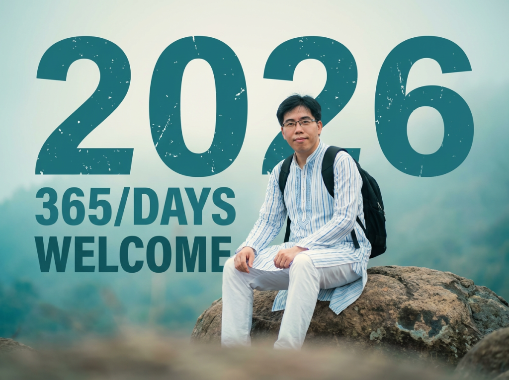 나노바나나 AI 프롬프트 : 연말연시 2026년 신년축하 2